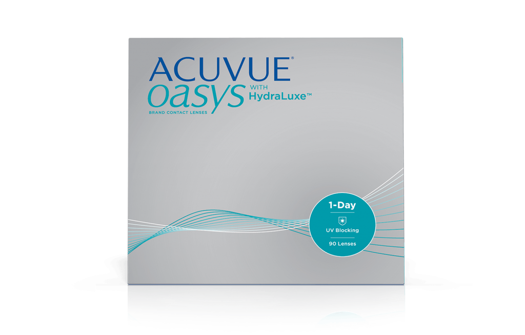 ACUVUE® OASYS® 1-DAY with HydraLuxe™ TECHNOLOGY 